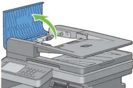DELL C2665DNF - Suppression des bourrages papier dans le CADRV - 2