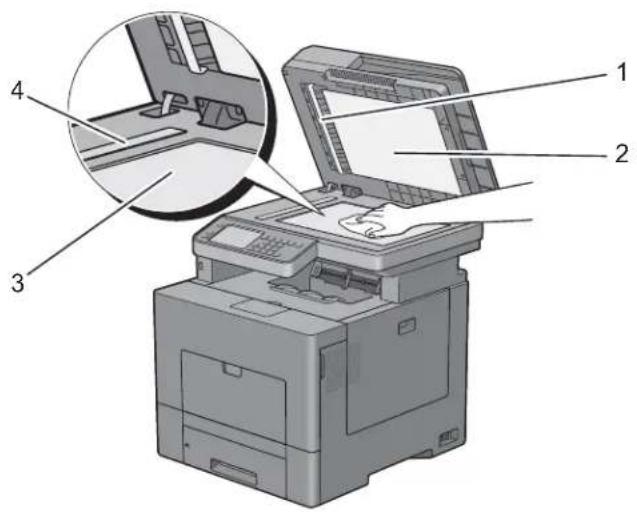 DELL C2665DNF - Nettoyage du scanner - 2