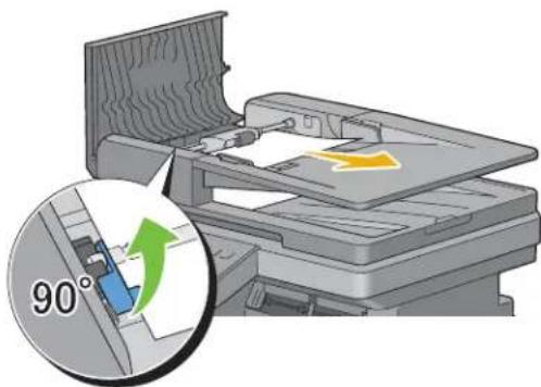 DELL C2665DNF - Suppression des bourrages papier dans le CADRV - 3