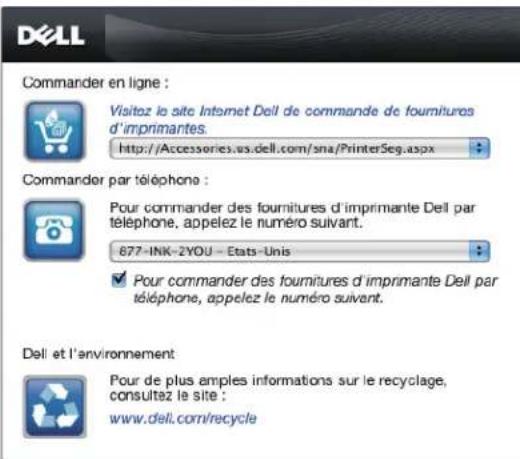 DELL C2665DNF - Fenêtre Commande - 1