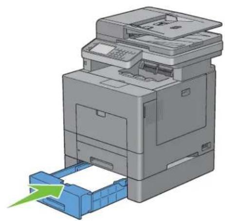 DELL C2665DNF - Supprimer des bourrages papier dans le chargeur 550 feuilles - 4