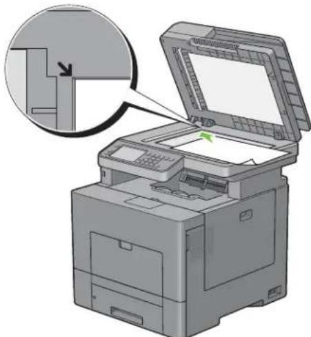 DELL C2665DNF - Pour faxer un document à partir de la vitre d'exposition : - 2
