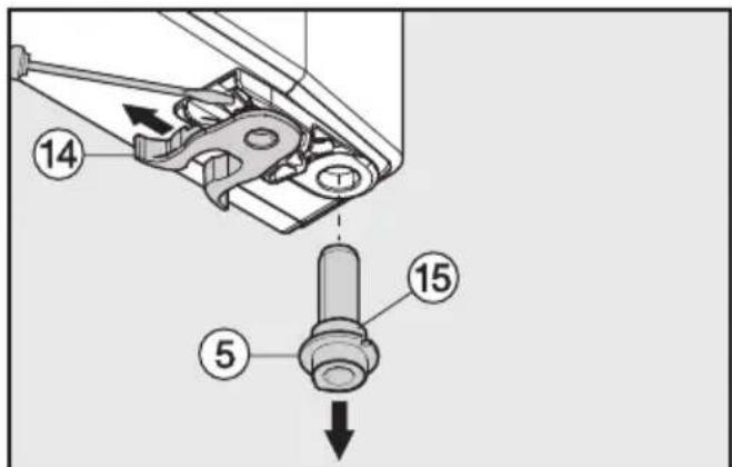 MIELE FN 12221 S1 - Changement de la butée de porte - 3