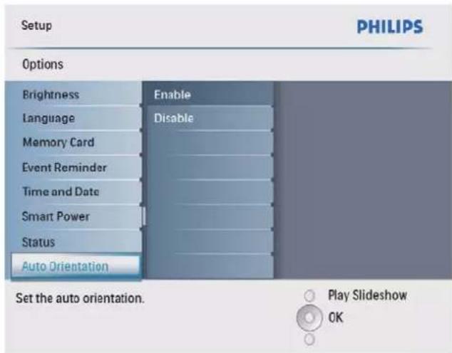 PHILIPS AVENT SPF2207 - Réglage de l'orientation automatique - 2