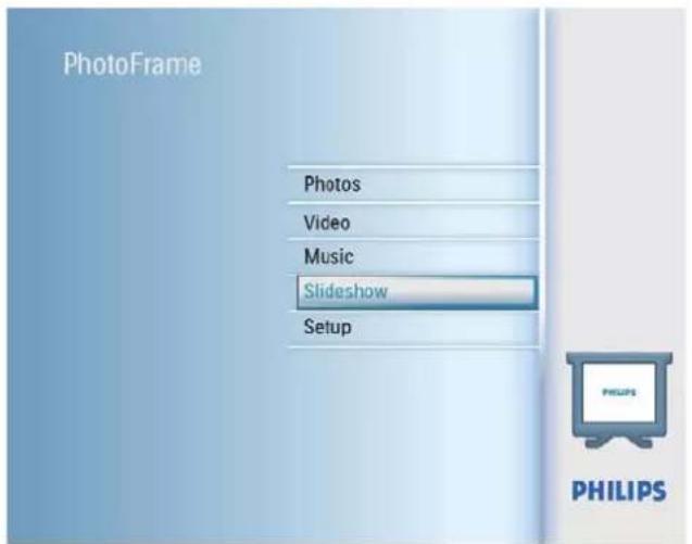 PHILIPS AVENT SPF2207 - Selection d'une série de diaporama - 1