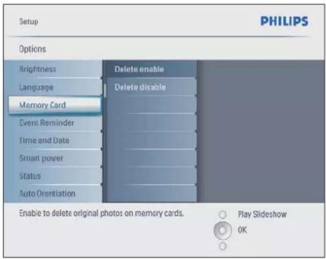 PHILIPS AVENT SPF2207 - Protection/suppression de la protection du contenu de la carte mémoire - 1