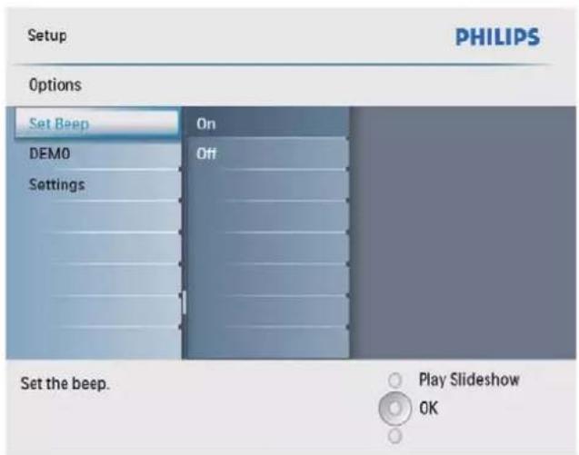 PHILIPS AVENT SPF2207 - Réglage de la tonalité des touches - 2