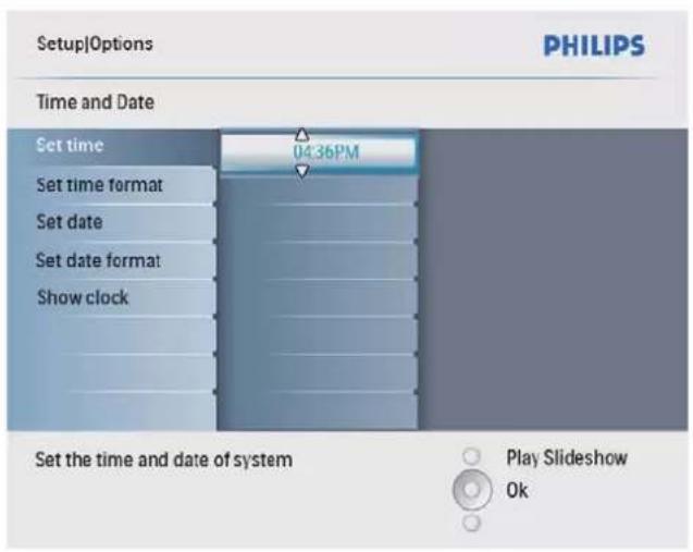 PHILIPS AVENT SPF2207 - Réglage de la date et de l'heure - 4