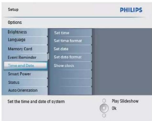 PHILIPS AVENT SPF2207 - Réglage de la date et de l'heure - 2