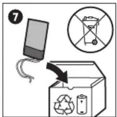 PHILIPS Sonicare AirFloss HX8181 - DISPOSING OR RECYCLING AT END OF PRODUCT LIFE - 7