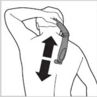 PHILIPS Bodygroom Series 3000 BG2026 - Rakning med rakningstillbehöret för ryggen (endast BG2036/BG2038) - 3