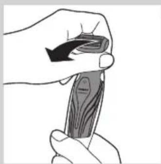 PHILIPS Bodygroom Series 3000 BG2026 - Selän ihokarvojen ajeluun tarkoitetulla lisäosalla ajaminen (vain malleissa BG2036/BG2038) - 5