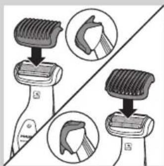 PHILIPS Bodygroom Series 3000 BG2026 - Kammaufsatz Haarlänge nach dem Schneiden - 1