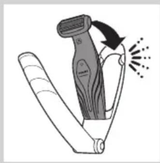 PHILIPS Bodygroom Series 3000 BG2026 - Rasage avec l'accessoire de rasage pour le dos (BG2036/BG2038 uniquement) - 2