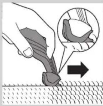 PHILIPS Bodygroom Series 3000 BG2026 - Kammaufsatz Haarlänge nach dem Schneiden - 3