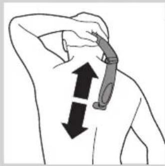 PHILIPS Bodygroom Series 3000 BG2026 - Cortar com o acessório para cortar os pêlos das costas (apenas nos modelos BG2036/BG2038) - 3