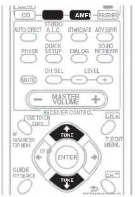 PIONEER VSX418 - Pour écouter la radio - 1
