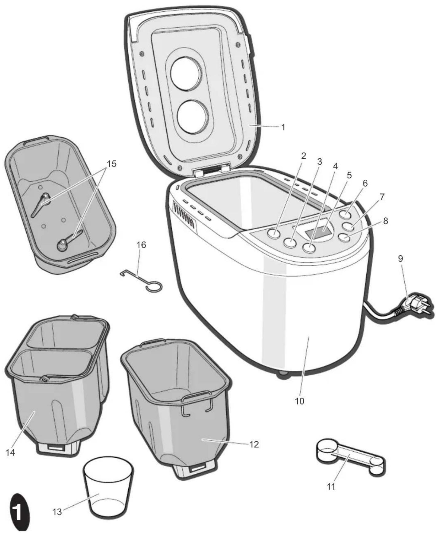 PRINCESS Bread Maker DeLuxe - 1