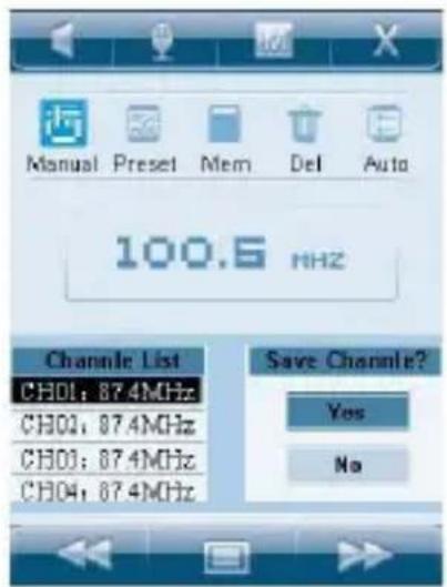 Ricatech RC3300 - Radiosender speichern - 1
