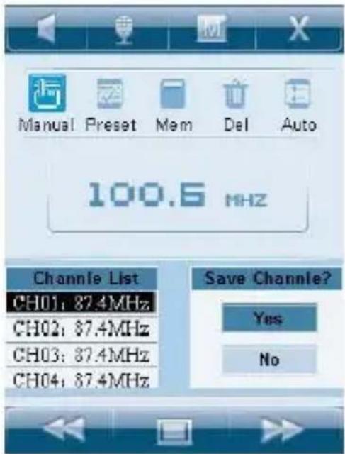 Ricatech RC3300 - Enregistrement des chaînes - 1