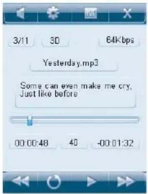 Ricatech RC3300 - Description of playing interface - 1