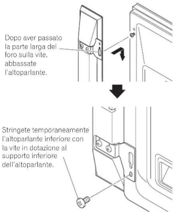 PIONEER PDPS64 - Fissaggio dei supportiagli altoparlanti. - 3