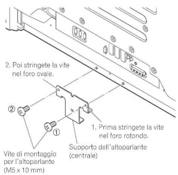 PIONEER PDPS65 - Attaccate i supporti dell'altoparlante al retro della TV Flat-Screen. - 2