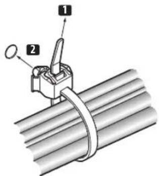 PIONEER PDPS65 - Bündelung der Kabel. - 1