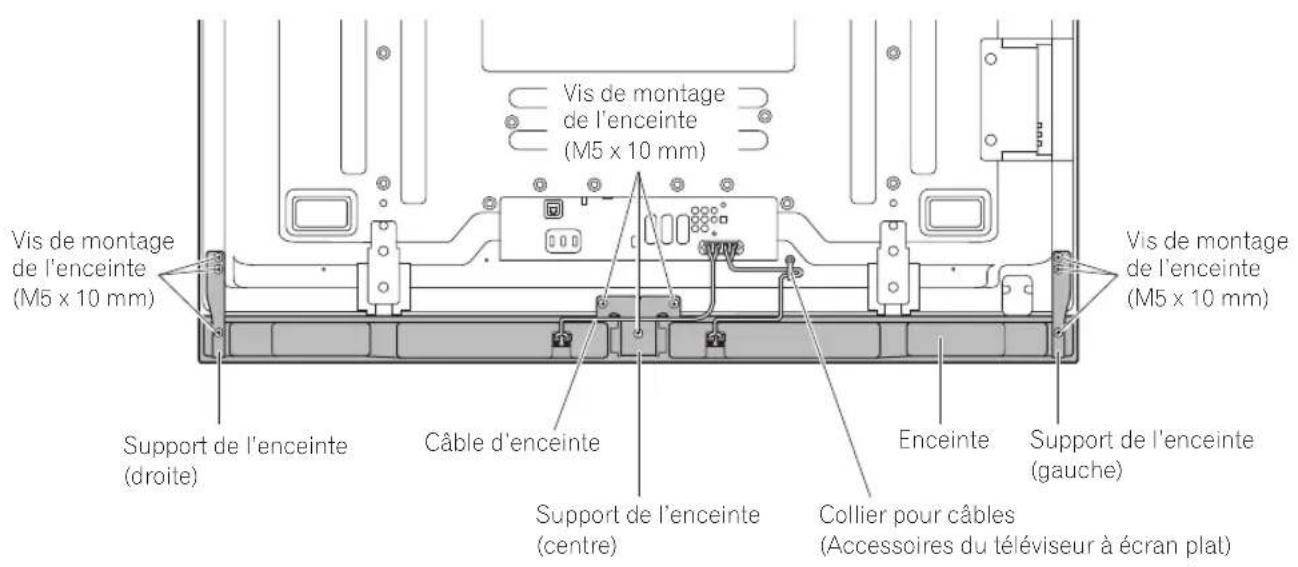 PIONEER PDPS65 - INSTALLATION SUR LE TÉLÉVISEUR À ÉCRAN PLAT - 1