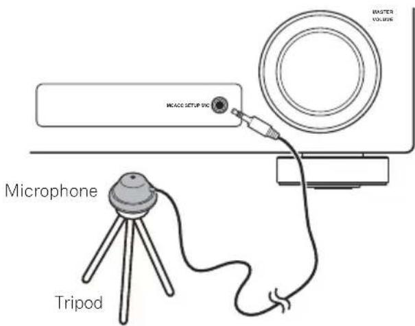 PIONEER HTP200 - Connect the microphone to the MCACC SETUP MIC jack on the front panel. - 1