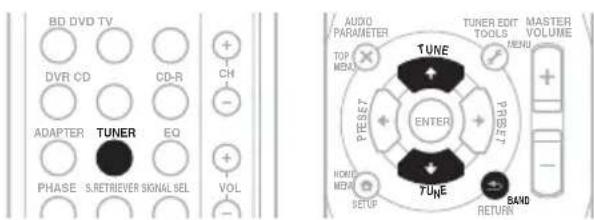 PIONEER HTP200 - Pour écouter la radio - 1