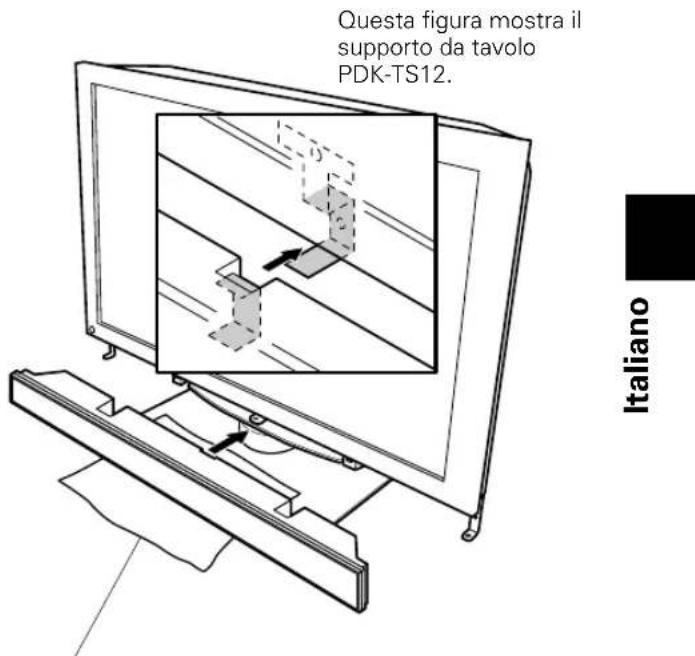 PIONEER PDPS39 - Installate l'altoparlante sugli elementi di fissaggio. - 1