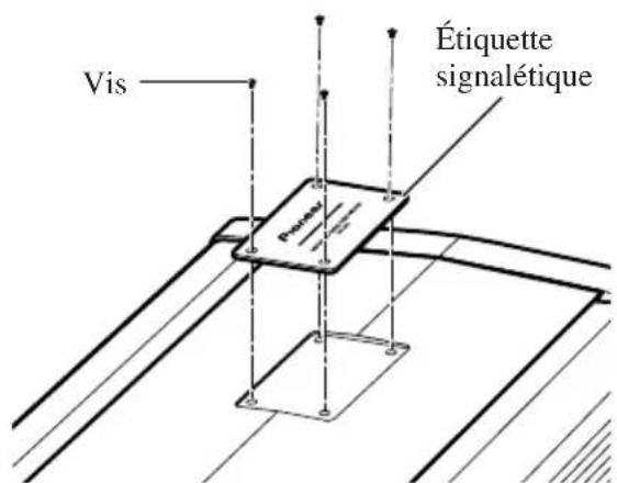 PIONEER PRSA900 - Changement de la direction de l'etiquette signalétique - 1