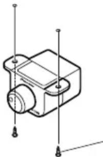 PIONEER PRSD220 - Fissaggio del telecomando di potenziamento dei bassi - 1