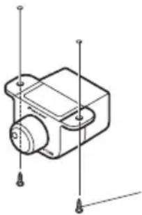 PIONEER PRSD220 - Befestigen der Fernbedienung für die Bassverstärkung - 1