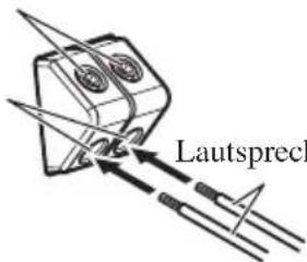 PIONEER PRSD220 - Anschluss der Lautsprecher- Ausgang-Klemmen - 2