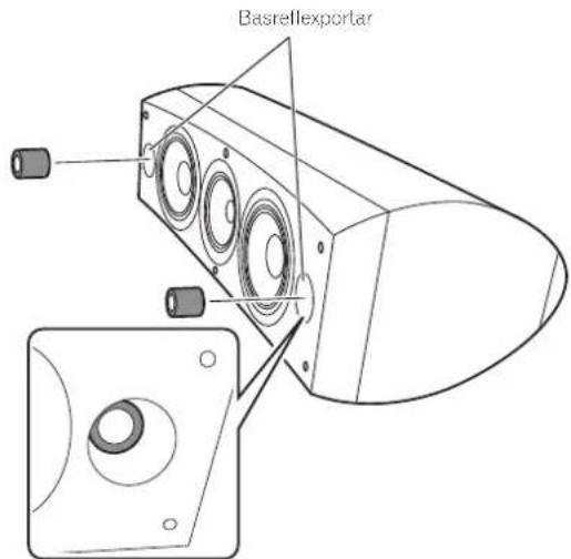 PIONEER S8EXW - Användning av skumgummipropparna - 1