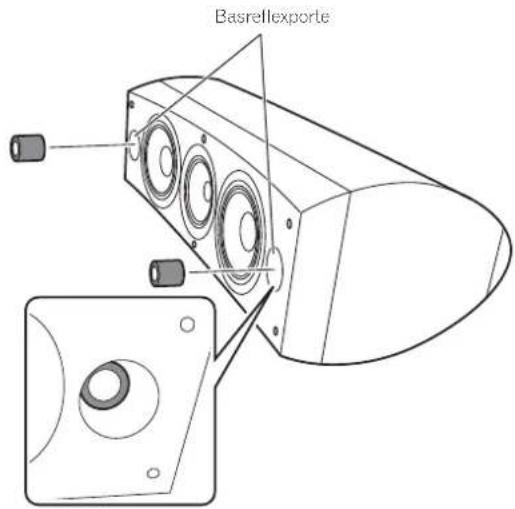 PIONEER S8EXW - Anvendelse af skumplastpropperne - 1