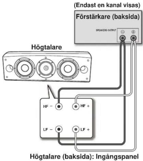 PIONEER S8EXW - Anslutning med dubbla kablar - 1
