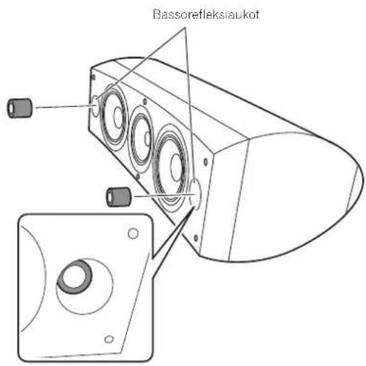 PIONEER S8EXW - Vaahtomuovipistokkeiden käyttö - 1