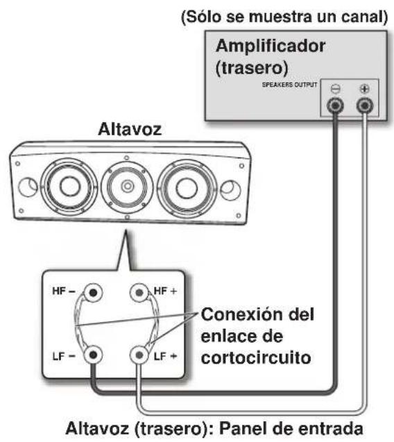 PIONEER S8EXW - Conexiones de un cable sencillo - 1