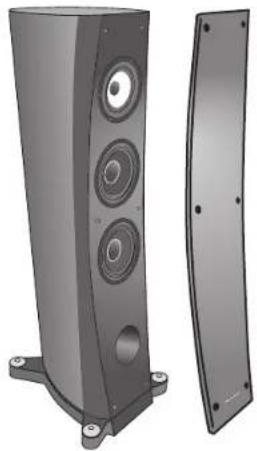 PIONEER S3EXQL - Colocar/retirar a grelha de cobertura - 1