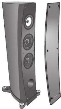 PIONEER S3EXQL - Bevestigen/verwijderen van het Iuidsprekerfront - 1