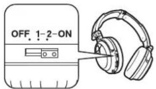 PIONEER SEMJ7NC - Sätt hörlurarnas strömbrytare i ON1läge. - 4