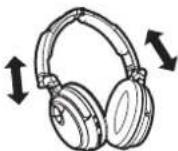 PIONEER SEMJ7NC - Kulaklığı takarken kafa bandı uzunluğunu ayarlayın. - 1