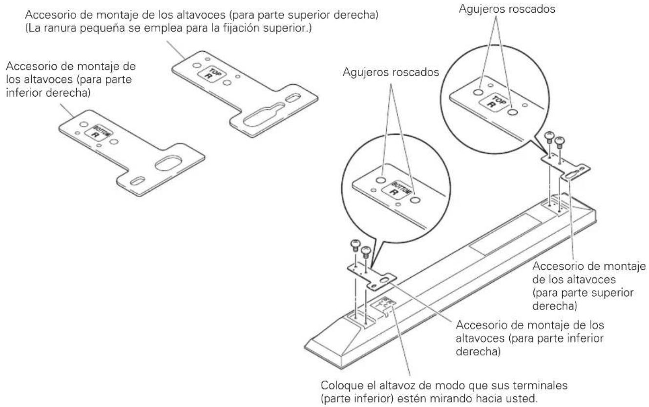 PIONEER PDPS60 - Como fazer los accesorios de montaje de los altavoces en los altavoces. - 1
