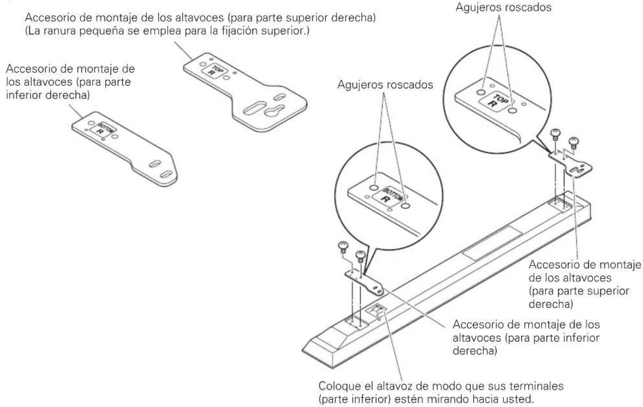 PIONEER PDPS61 - Como fazer los accesorios de montaje de los altavoces en los altavoces. - 1