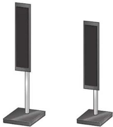 PIONEER SLX70LR - Användning av högtalarstativ som säljes separat - 1