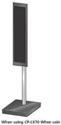 PIONEER SLX70LR - Using separately sold stands - 1