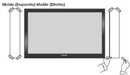 PIONEER SLX70LR - Coloque o molde de montagem de parede fornecido sobre o local da instalacao. - 1